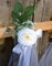 Wedding Aisle decorations, Floral chair ties, pew bows product 5